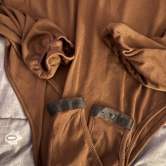 Shein Brown Bodysuit- Plus Size - Picture 2 of 2